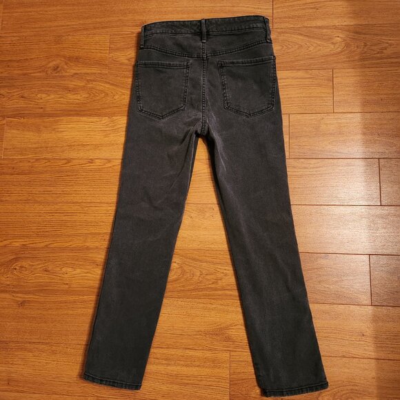 Sam Edelman High Rise Slim Straight Jeans with Side Seam Embroidery - Picture 14 of 14